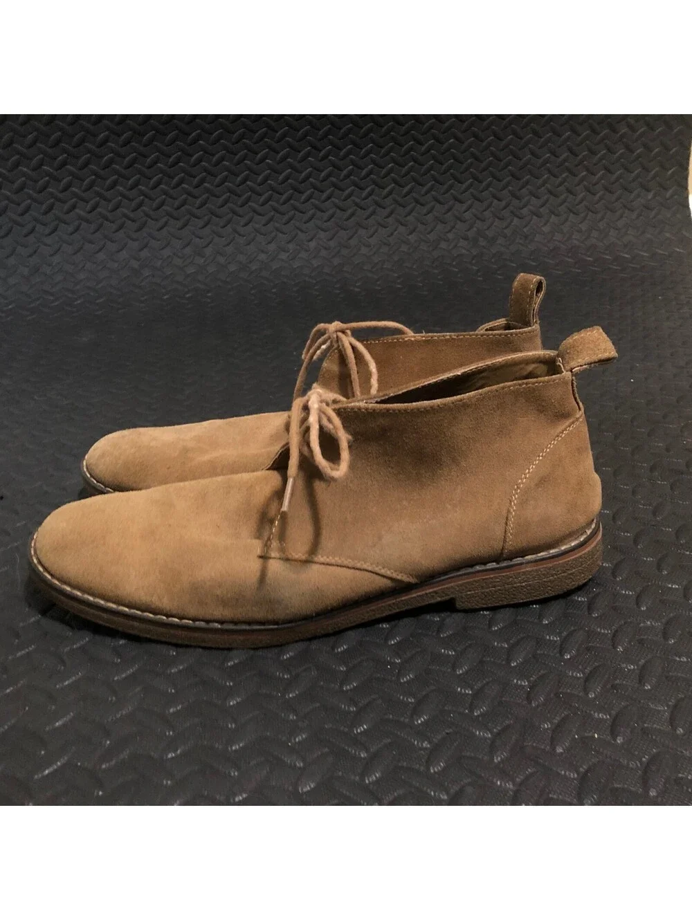GBX Percy Men's Tan Suede Leather Upper Chukka Boots Size 11D